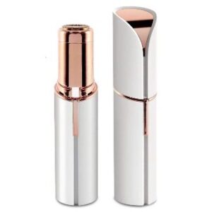 Flawless Painless Face Hair Remover Machine/Trimmer Shaver (White And Gold)