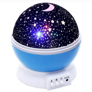 Sky Star Master Night Projector Lamp with USB 9 Colour 4 LED Rotation (Multi)