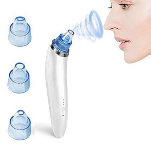 4 in 1 Multi-function Blackhead Whitehead Extractor Remover Device – Acne Pimple Pore Cleaner Vacuum Suction Tool (No Batteries Included)