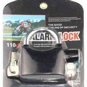 Alarm Padlock Alarm Lock for Motorcycle Bike Bicycle Perfect Security with 110dB Alarm Pad Locks