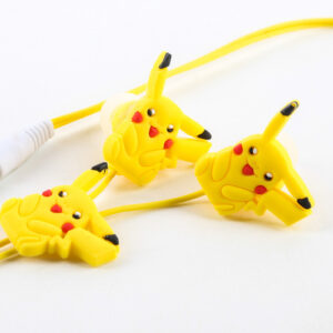 Cute Pikachu Pokemon Cartoon 3.5mm Wired In-ear Earphone Wired Headset